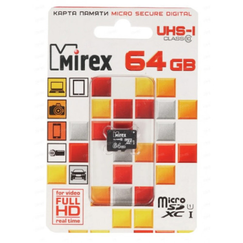 Карта памяти MIREX 64GB